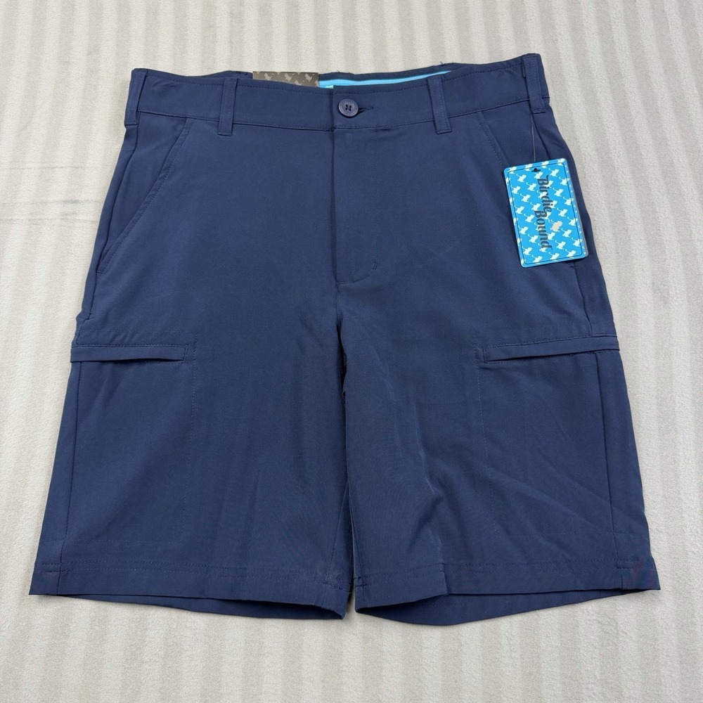 Birdie Bound Men's Size 30 Four Way Flex Waist Blue Golf Shorts